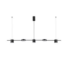 142019 - LED Żyrandol na lince PASSAGE 5xLED/6W/230V czarny