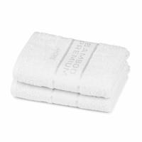 4Home Ręcznik Bamboo Premium biały, 30 x 50 cm, komplet 2 szt., biały