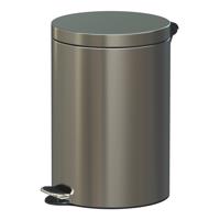 Alda Kosz na śmieci na pedał Freedom Fresh 20 l, stal nierdzewna matowy, stal nierdzewna mat, 20 l