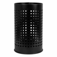 Alda Kosz na śmieci Officer perforowany 18 L,czarny, czarny, 18 l