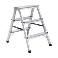 Alumet AD 7203 Aluminiowe stopnie dwustronne, 2x 3stopnie, 60 cm
