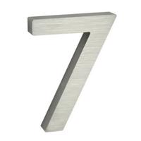 Aluminiowy numer domu 7, 3D, pow. szlifowana