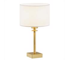 Argon 8047 - Lampa stołowa ABBANO 1xE27/15W/230V mosiądz/biały
