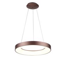 Azzardo AZ5011 - LED Ściemnialny żyrandol na lince SANTANA LED/80W/230V brązowy + pilot