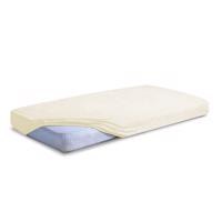 Babymatex Nieprzepuszczalne prześcieradło frotte dla dzieci ecru, 60 x 120 cm, naturalny, 60 x 120 cm
