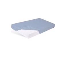 BABYMATEX - Prześcieradło ochronne z gumką BAMBOO 60x120 cm niebieskie