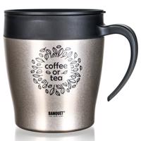 Banquet Podróżny kubek termiczny TAZZA 330 ml,beżowy, beżowy