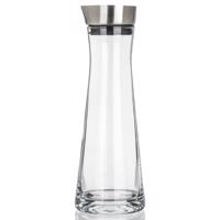 Banquet  Szklana karafka z lejkiem ze stali nierdzewnej DALEN 1000 ml