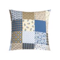 Bellatex Poduszka Adéla Patchwork niebieska, 40 x40 cm