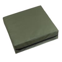Bellatex Wodoodporna poduszka do siedzenia khaki,40 x 40 cm, zielony