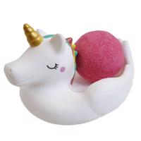 Bohemia Gifts Pieniąca się kula do kąpieli z zabawką jednorożca
