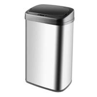 Brilanz Bezdotykowy kosz na śmieci Senzo 50 L,kwadratowy, stal nierdzewna
