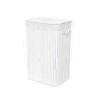 Compactor Kosz na brudne ubrania Bamboo prostokątny, biały, biały
