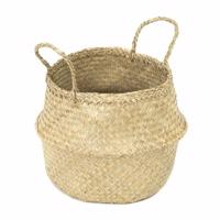 Compactor Koszyk do przechowywania z trawy morskiej Belly, 35 x 32 cm, naturalny, naturalny, M