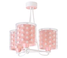 Dalber 41007S - Żyrandol dziecięcy DOTS 3xE27/60W/230V