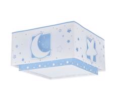Dalber 63236T - Plafon dziecięcy MOONLIGHT 2xE27/60W/230V niebieski