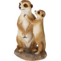 Dekoracja ogrodowa Surikaty, 14 x 11 x wys. 24 cm,polyresin