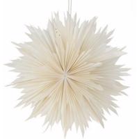 Dekoracja wisząca papierowa gwiazda Ice, 50 cm, biały