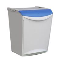 Denox Ekosystem Kosz na odpady segregowane 25 l, niebieski - papier, niebieski