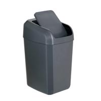 Denox Troya Kosz na śmieci 15 l, antracyt, szary, 15 l
