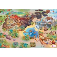 Domarex Dywanik dziecięcy Little Hippo Dinozaury, 75 x 112 cm