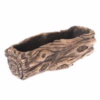 Donica betonowa, brązowy, 28,5 x 8 x 12 cm