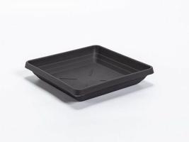 Doniczka Plastia Lotus 60 x 60, antracytowa
