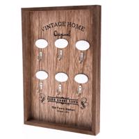 Drewniany wieszak na klucze Vintage Home, 20 x 30 x 3 cm