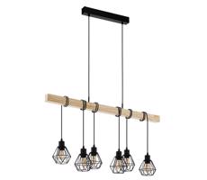 Eglo 43133 - Żyrandol na lince TOWNSHEND 6xE27/60W/230V