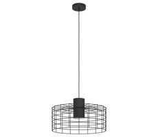 Eglo 43628 - Żyrandol na lince MILLIGAN 1xE27/40W/230V śr. 48 cm czarny