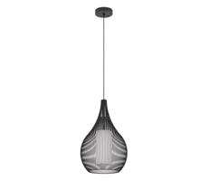 Eglo 900828 - Żyrandol na lince RAZONI 1xE27/40W/230V czarny