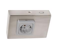 Eglo 94664 - Gniazdo pod szafkę kuchenną z USB TAXANO