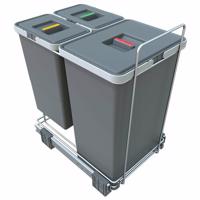 Elletipi Wbudowany kosz na śmieci ECOFIL, 24 + 8 +8 l