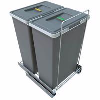 Elletipi Wbudowany kosz na śmieci ECOFIL, 35 + 35l
