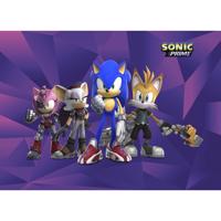 Fototapeta dla dzieci Sonic 254 x 182 cm, 4 części