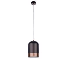 Jupiter 1647 - Żyrandol na lince DIXON 1xE27/60W/230V miedź/biała