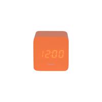 Karlsson 5982OR designerski zegar LED z alarmempomarańczowy, 7 cm