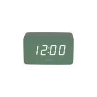 Karlsson 5983GR designerski zegar LED z alarmemzielony, 10 cm