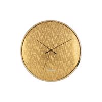 Karlsson 6005GD design zegar ścienny złoty,średnica 40 cm