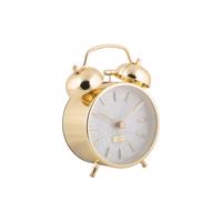 Karlsson 6009GD budzik design złoty, średnica 12cm