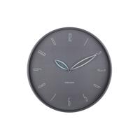 Karlsson 6012GY design zegar ścienny szary,średnica 40 cm