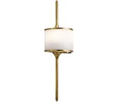 Kichler - LED Kinkiet łazienkowy MONA 2xG9/3,5W/230V IP44 mosiądz