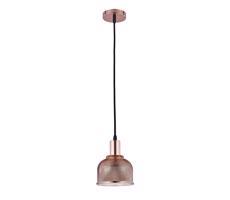 KL111066 - Żyrandol na lince REFLECT 1xE27/15W/230V miedź/róża złoty