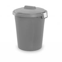 Kosz na śmieci Kosz na śmieci, 50 l, szary, szary, 50 l