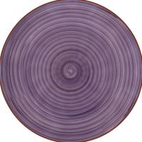 Lamart LT9084 płytki talerz ceramiczny Happy,średnica 26,8 cm, fioletowy, fioletowy