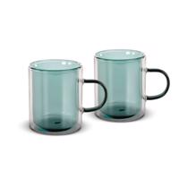 Lamart LT9122 2-częściowy zestaw szklanek TeaVaso, 350 ml, zielony, zielony