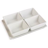 Lamart LT9220 5-częściowy zestaw naczyń do serwowania Dine, 20 x 15,5 cm