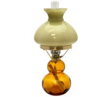 Lampa naftowa ZUZANA 43 cm bursztyn
