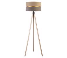 - Lampa podłogowa DUO 1xE27/60W/230V beżowy/szare/beżowy
