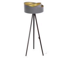 Lampa podłogowa GALAXY 1xE27/60W/230V szare/brązowy